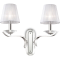 Ideal Lux - Kristalna zidna svjetiljka PEGASO 2xE14/28W/230V sjajni krom